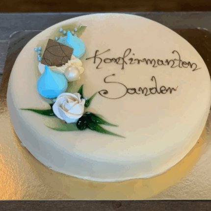 Skrift på kake