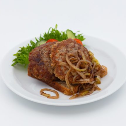 Karbonadesmørbrød, dobbelt