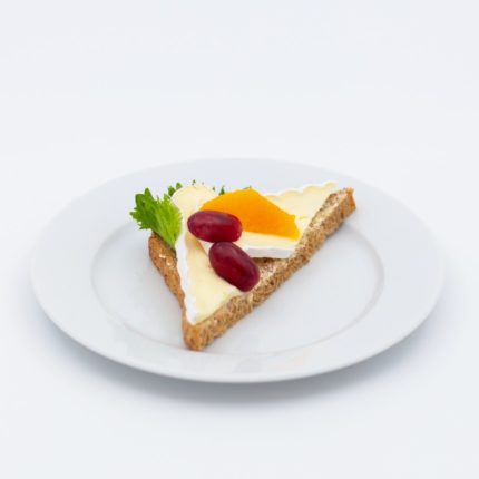Snitter med Brie og druer