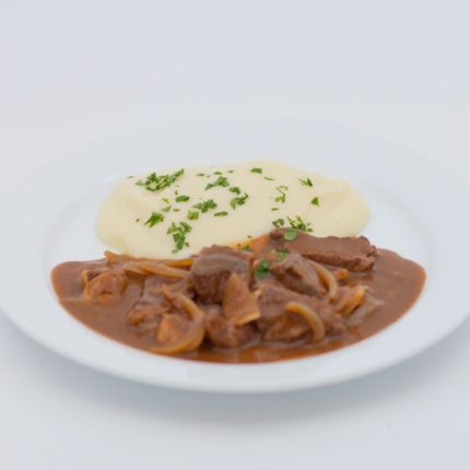 Viltgryte og potetstappe