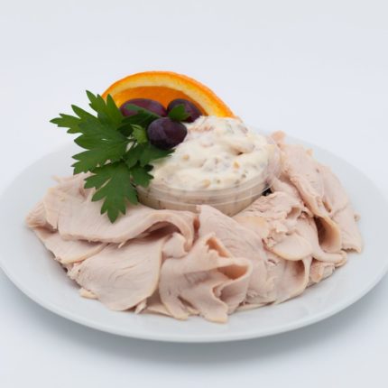 Marinert kalkunfilet og Waldorfsalat