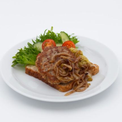 Karbonadesmørbrød, enkelt